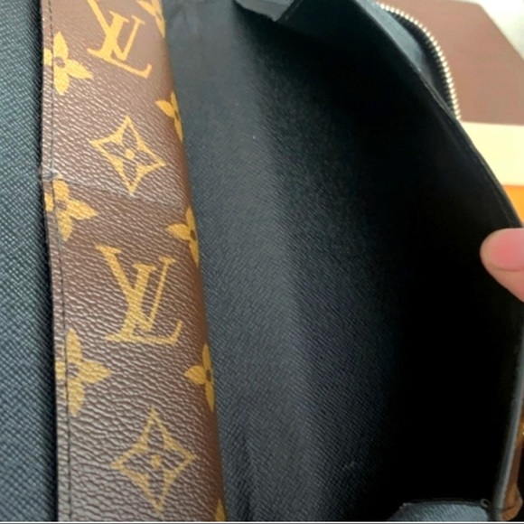 100% authentic Louis Vuitton ZIPPY Monogram Macassar wallet - Picture 6 of 15